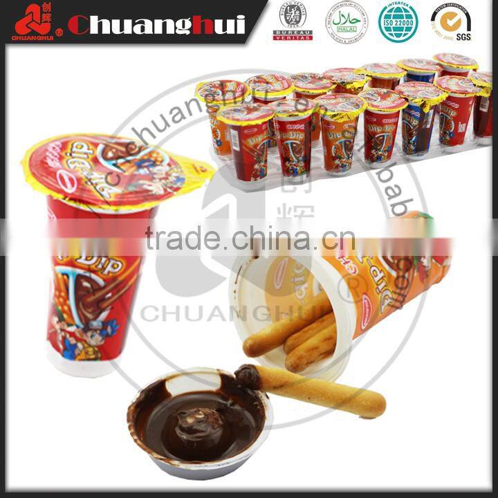 Chocolate Coated Filled Stick Biscuit