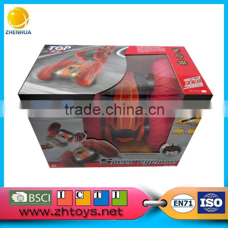 1:24 Remote control wall climbing car toy with infrared climbing wall car