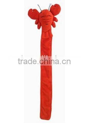 Funny plush cute crab bookmark toy