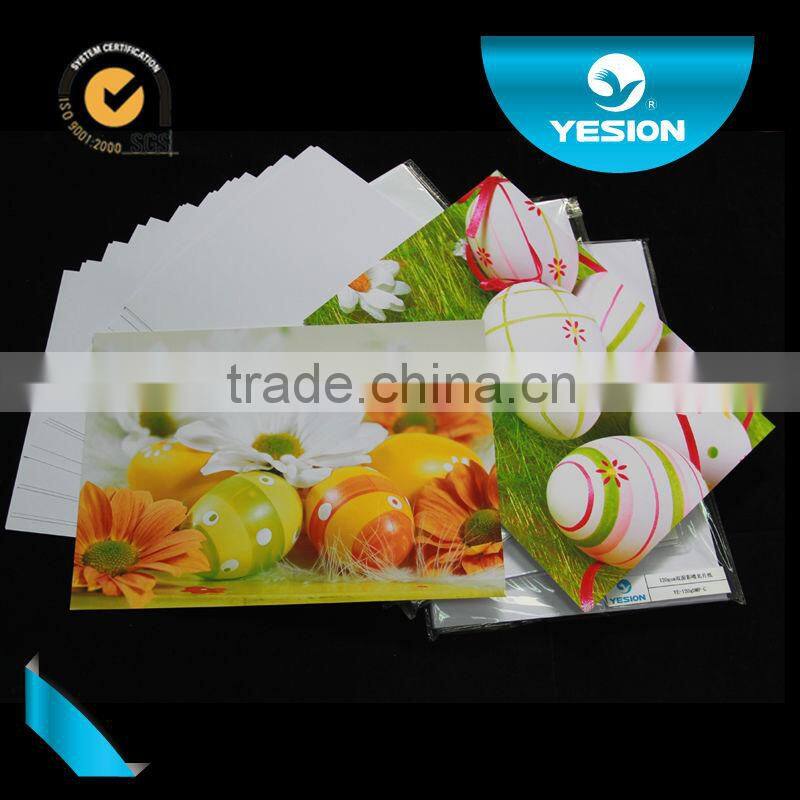 High waterproof double cast coated matte photo paper 250gsm A3.size directly from factory