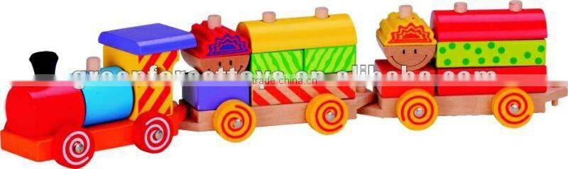 Construction Train Wooden Toy
