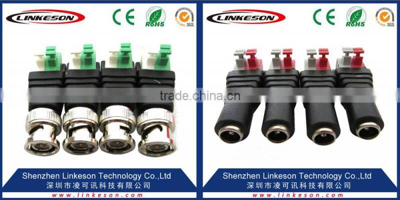 cctv camera bnc male solderless connector