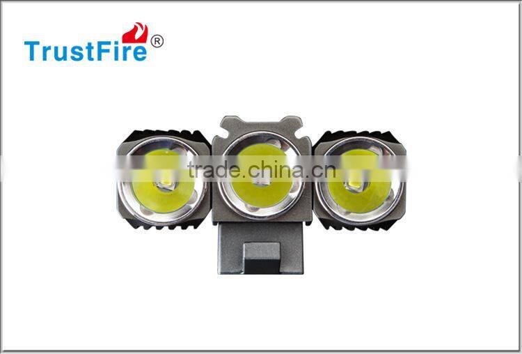High Quality Bicycle Light TrustFire D012 bicycle light,3*leds rechargeable led torch