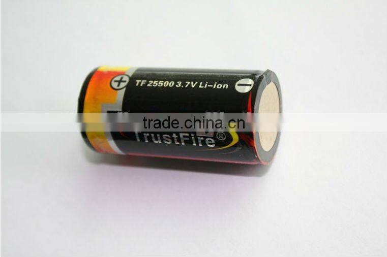 TrustFire good quality 25500 trustfire battery 4000mAh 3.7v li-ion rechargeable battery from wholesale alibaba