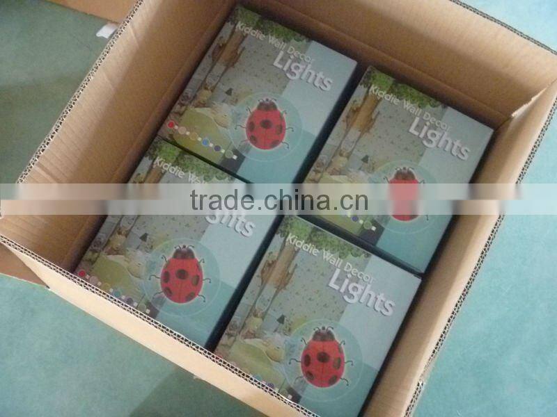 beautifu ladybug shape Craft wall Lamp for living room