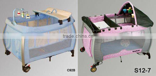 high quality foldable plastic baby playpen