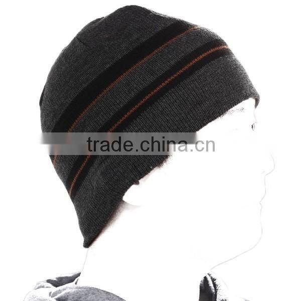 Cool Striped Wireless Bluetooth Music Knit Hat with Handsfree Smart Cap Headset