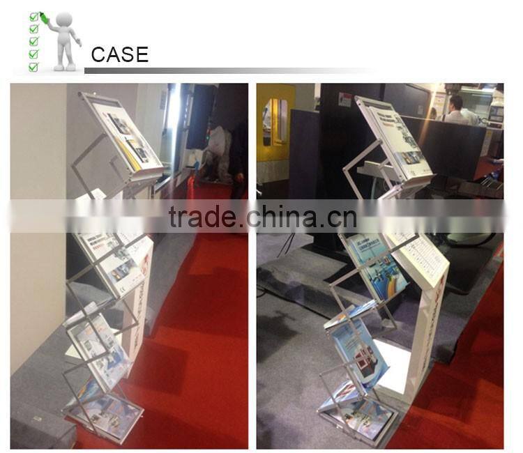 pop up acrylic brochure holder display rack