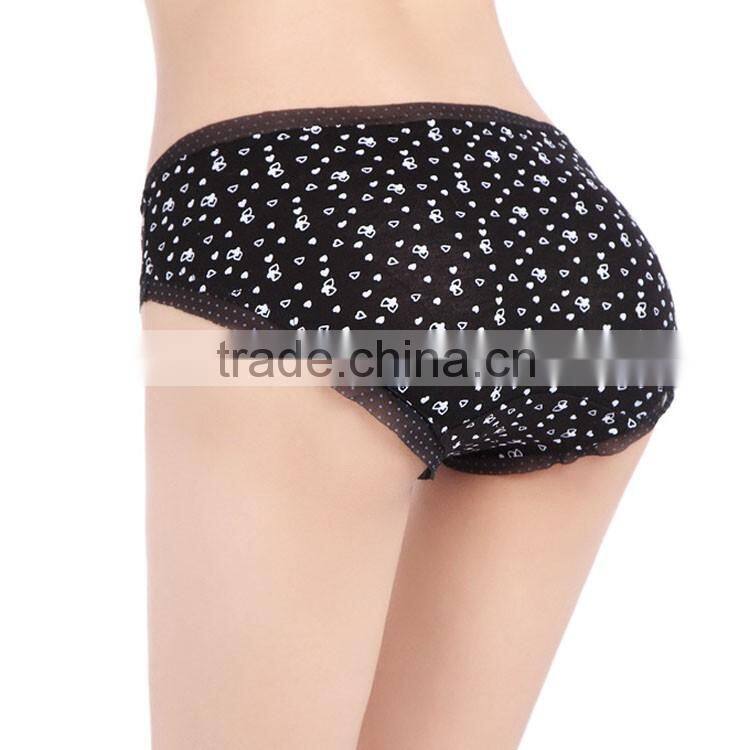 Hot New Style Young Girl Panties Heart Dot Underwear