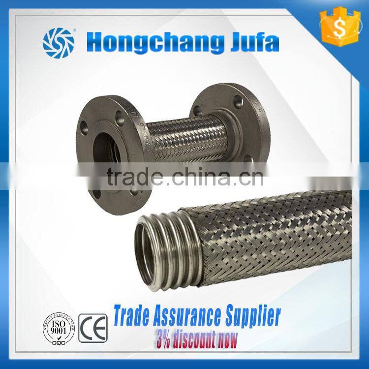 plumbing manifolds hose with flange flexible spiral stainless steel pipe