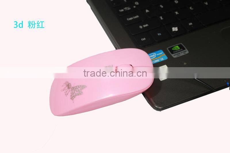 1200 dpi scalable cute and lovely schoolgirl notebook game mouse cable4 color optional