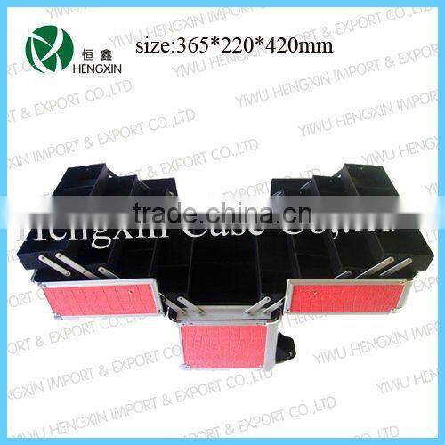 Professional clear makeup storage box vanity case