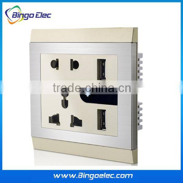 euro usb wall socket 220v