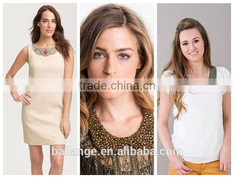 wholesale fashion handmade crystal design women collar design