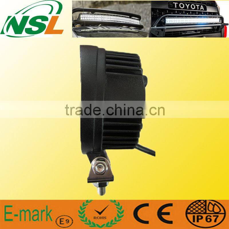 IP67 waterproof 27w energy saving led work lights round led lamp