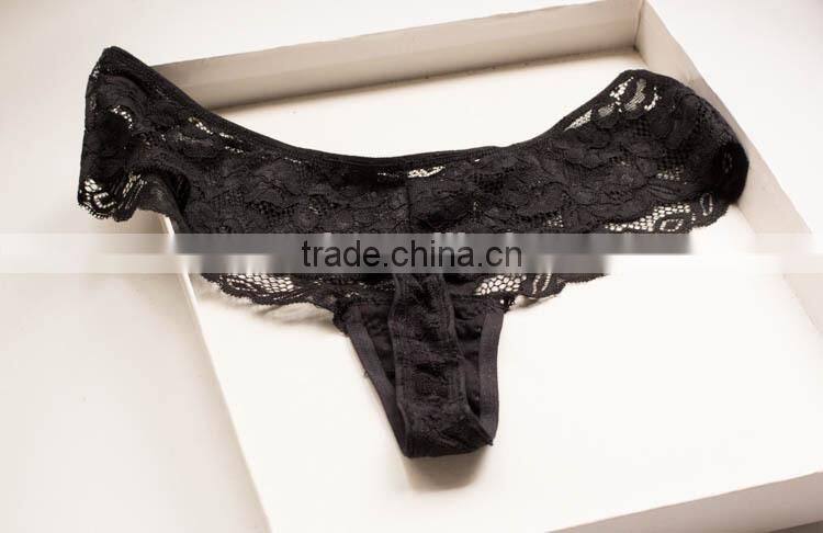 Full lace erotic sexy wet thongs girls see through G-string