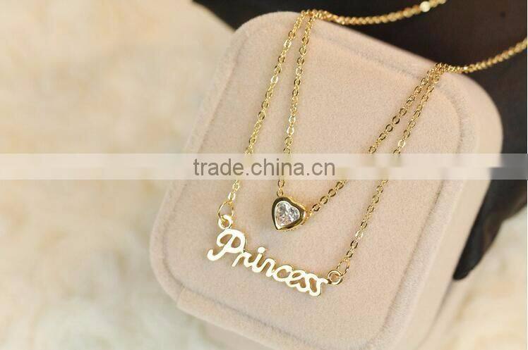 New Pure 18K Rose Gold Necklace Women Perfect Chain Necklace