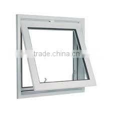 Durable white color aluminium top hinged window with winder