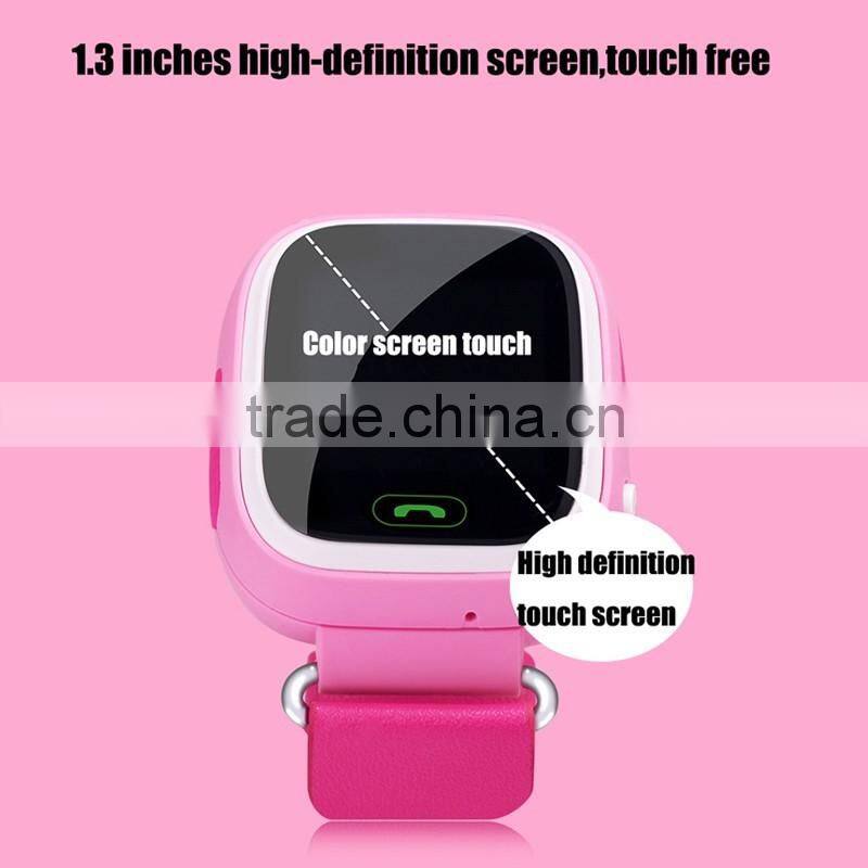 Hot Q90 Touch Screen WIFI Positioning Smart Watch Children SOS Call Locator Finder Device Tracker Kid Safe Anti Lost Monitor