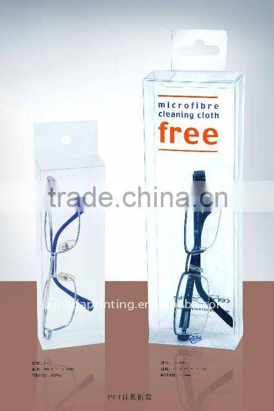 High quality Clear Plastic PP box of silk screen printing