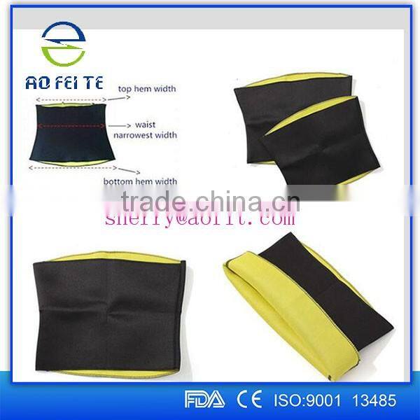 Hot Selling Neoprene Slimming Waist Belts Body Shaper Training Corset Promote Sweat