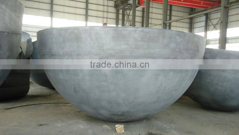 Steel Torispherical dish head tank end for high pressure gas storage