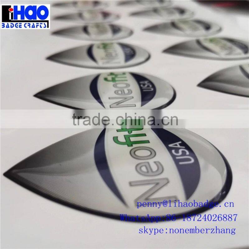 Custom printing Super adhesive epoxy dome sticker