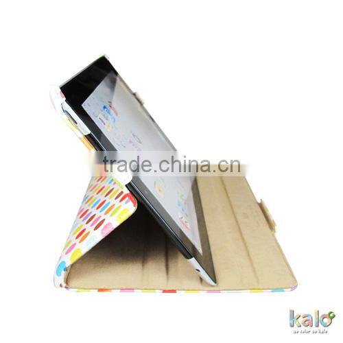 Colored leather case for iPad Air case