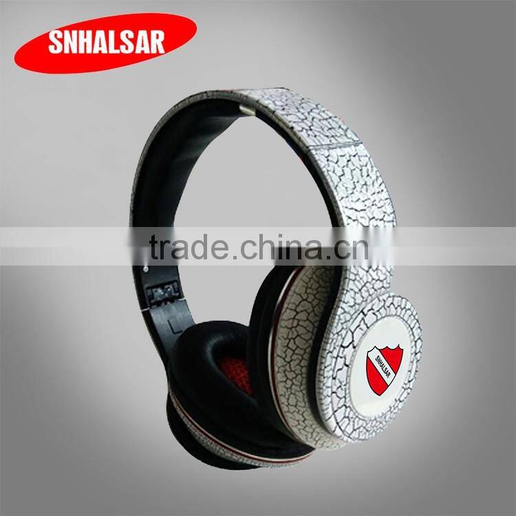 HD Voice OEM leather headphones gaming headset earbuds