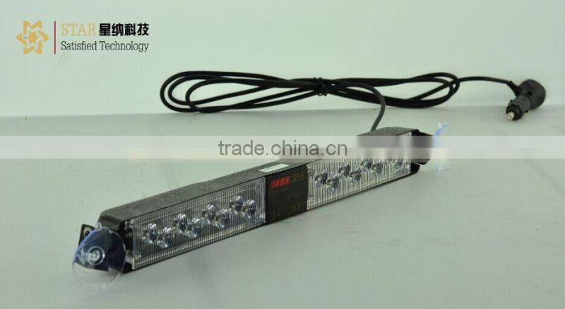 Hot selling 1W*16 led emergency visor light bar led visor deck dash lamp (XN-288A)