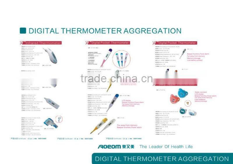 New Body Object room temperature testing fever color alarm 8 in 1 thermometer infra red