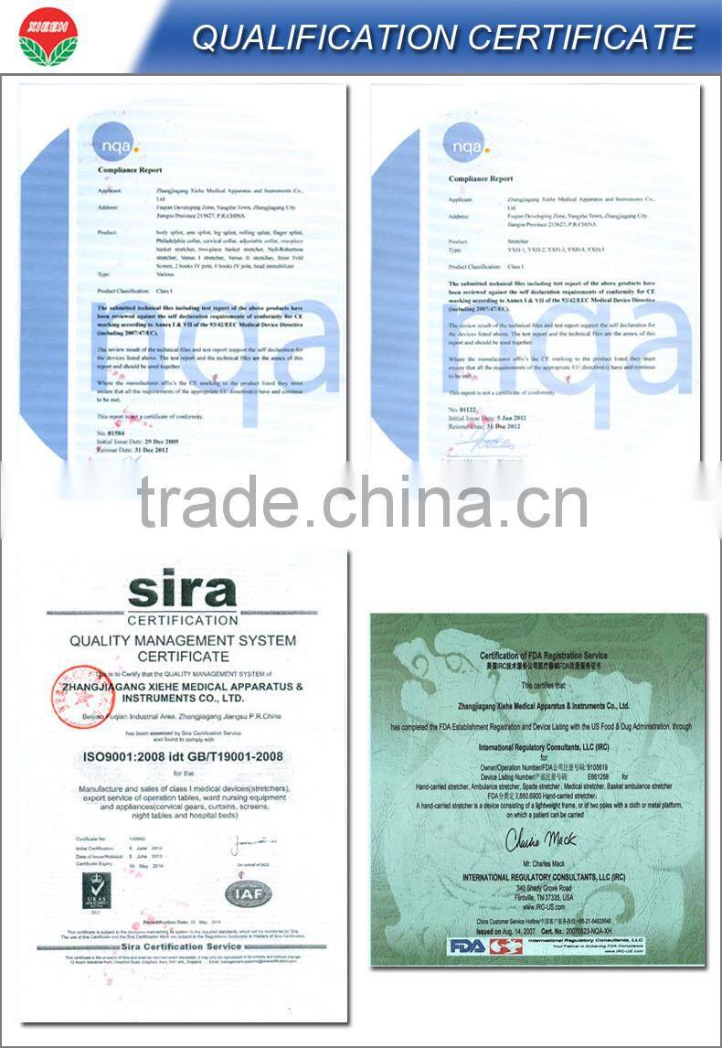 Folding stretcher,aluminum alloy emergency stretcher YXH-1A1