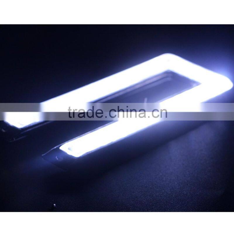 Waterproof 12V U Shape LED DRL Fog Driving Lamp 6000K Led Daytime Running Lights