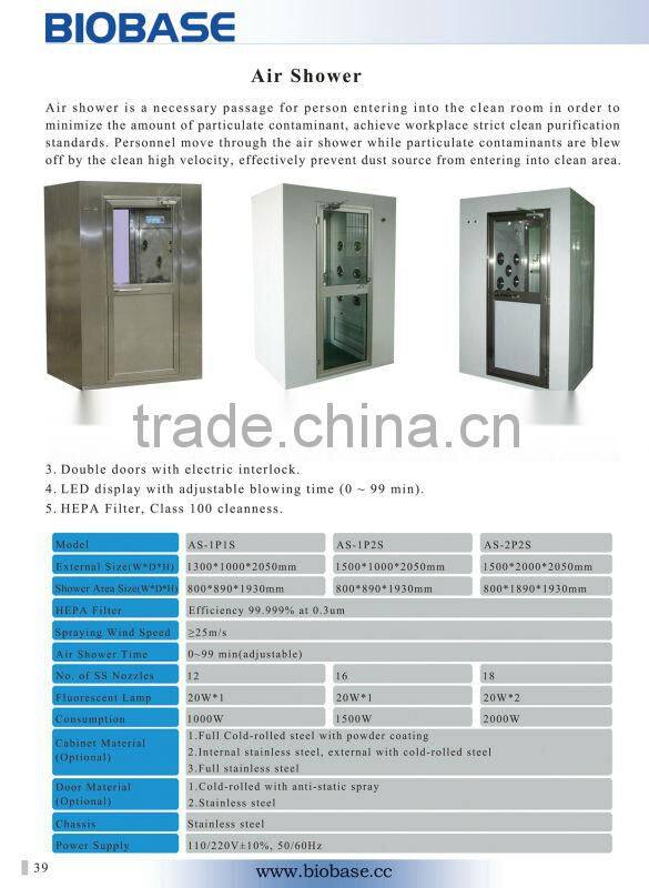 AS-1P1S HEPA air shower