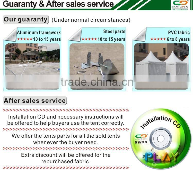 PVC pagoda tent 4m x4m for outdoor party and promotion