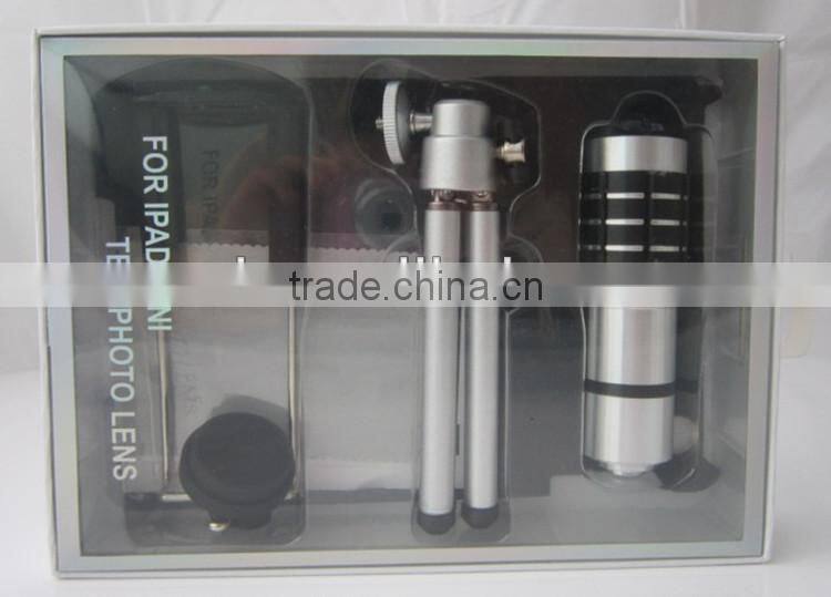 Brand New 12X Zoom Magnifier Camera Lens Telescope W/ Back Cover For iPad Mini1/2Gen