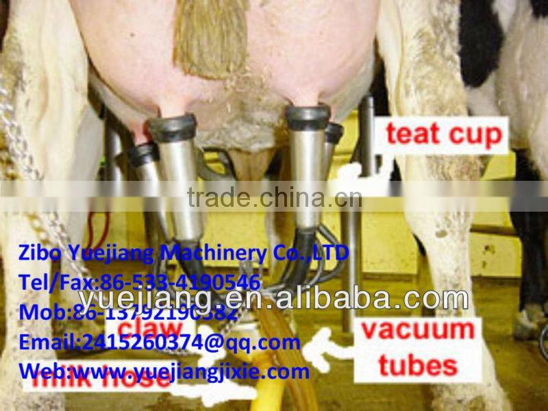 engine and electrical milking machine of two buckets