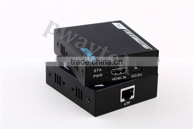 3D hdmi ethernet transceiver Extender over Cat5e/ 6 with 60M up to 1080P@60Hz