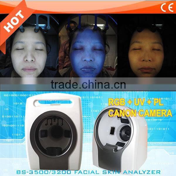 BS-3200 and BS-3500 Tri- spectrum Facial Skin Scanner Analyzer With 3D Face Camera