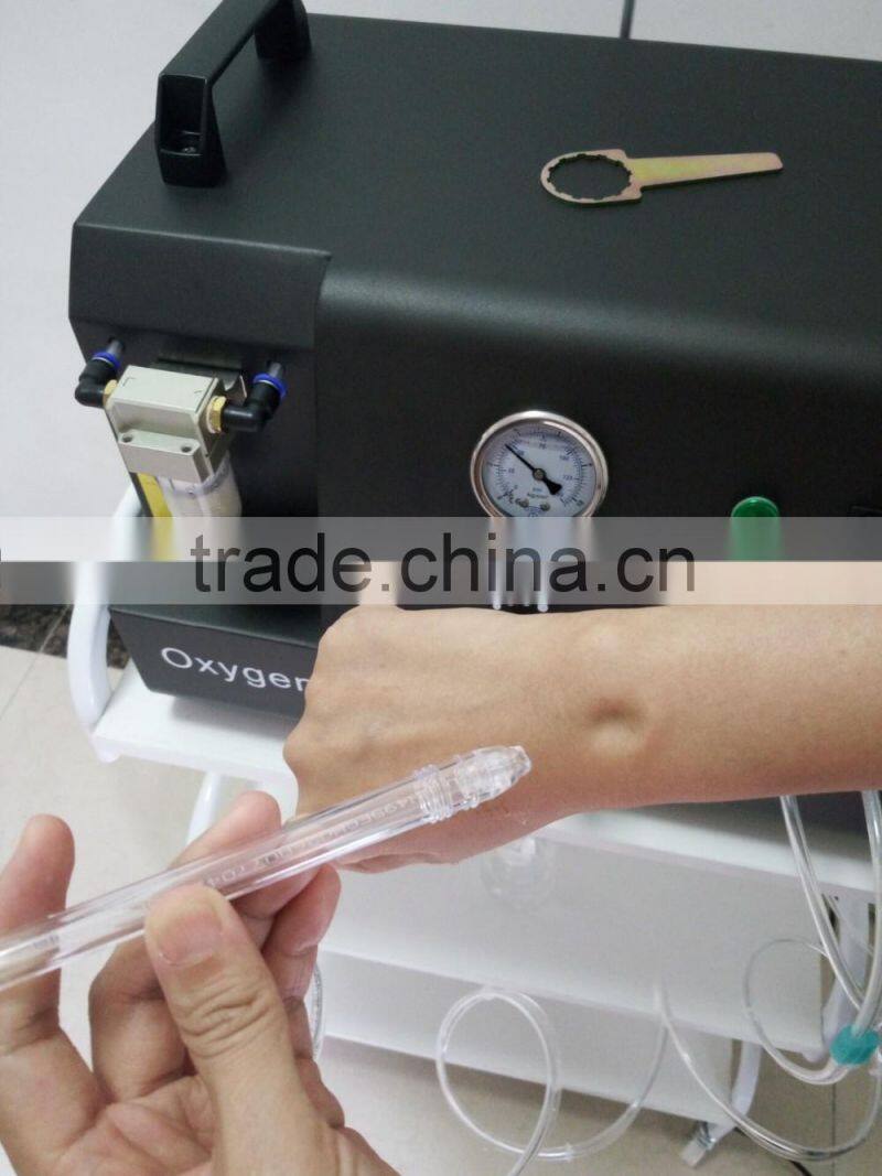 Oxygen sprayer and jet peel beauty salon equipment (with CE)