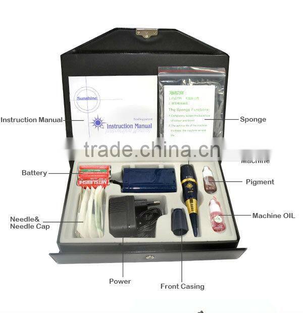 2013 hot selling permanent makeup tattoo machine kit
