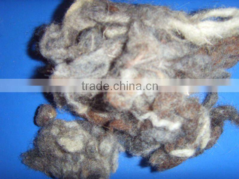 the hot sale of scoured tannery grey wool