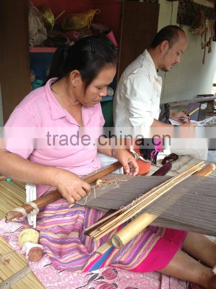 HANDWEAVING KAREN FABRIC MOBILE MADE FROM 100% COTTON WITH COLOR BEADS