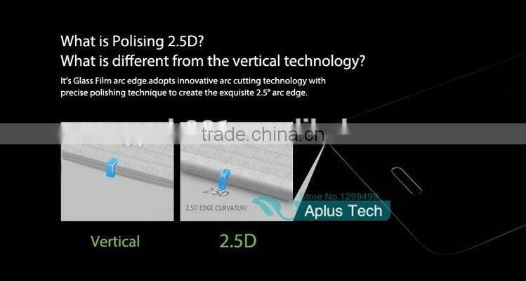 9H0.2MM 3D Curved Full Coverage Tempered Glass Screen Protector For Galaxy Note7 Glass Silk print Glass Curved Glass