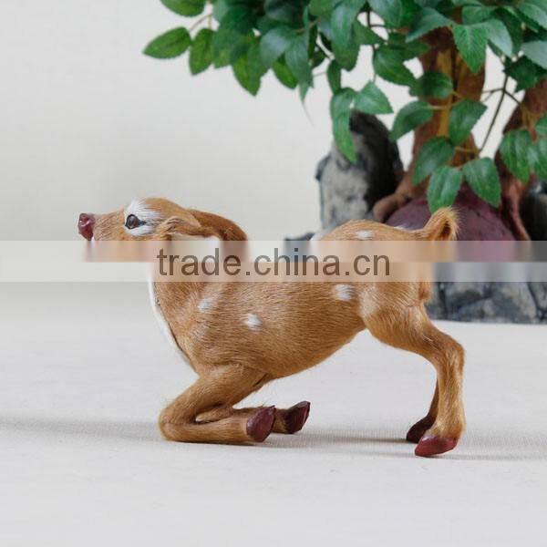 canada wholesale life like plush animal christmas reindeer decorations