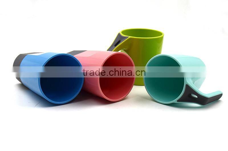 GREEN and Rapid Degradation corn starch material healthy water cup with silicone base for gifts