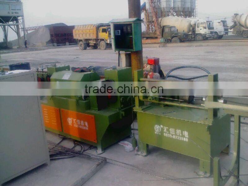 Rebar straightening machine
