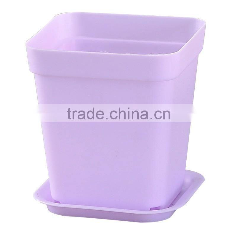 small square plastic flower pot injection mould