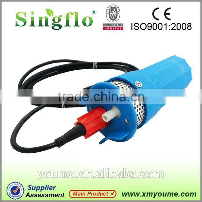 Singflo 12v/24v dc submersible solar water pump price for irrgation/solar water pump controller