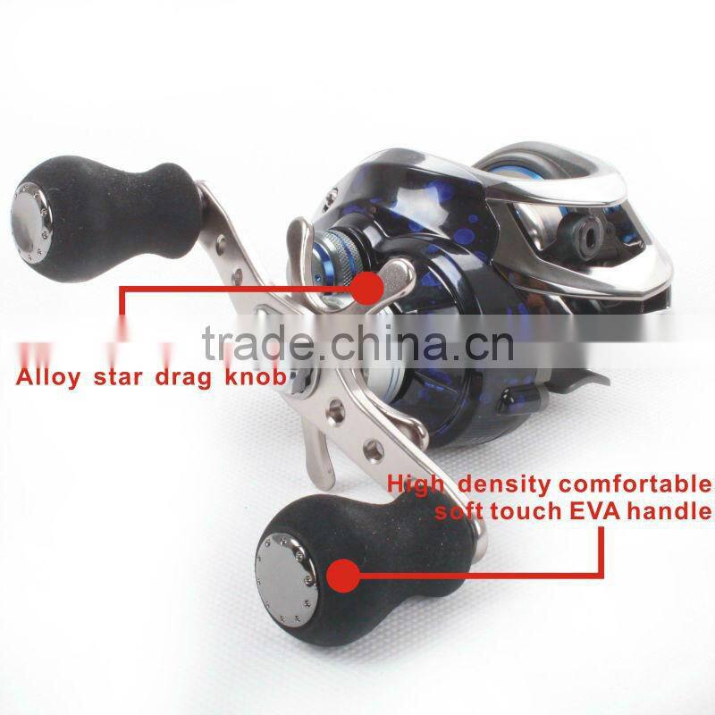 Low profile 12+1BB fishing bait caster reels